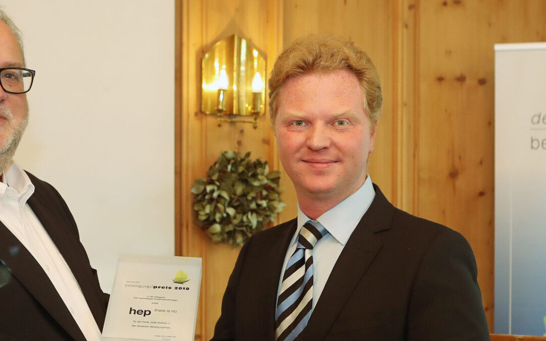 Deut­scher Betei­li­gungs­Preis für HEP — Solar Port­fo­lio&nbsp;1