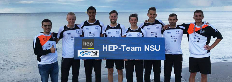 hep wird Haupt­spon­sor des Tri­ath­lon-Teams der Neckar­sul­mer Sport-Union